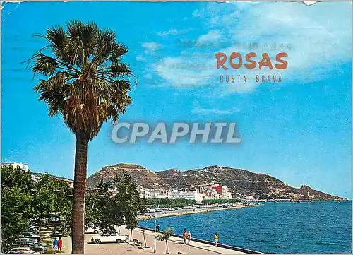 Cartes postales moderne Rosas (Costa Brava) Vue Partielle et Puig Rom