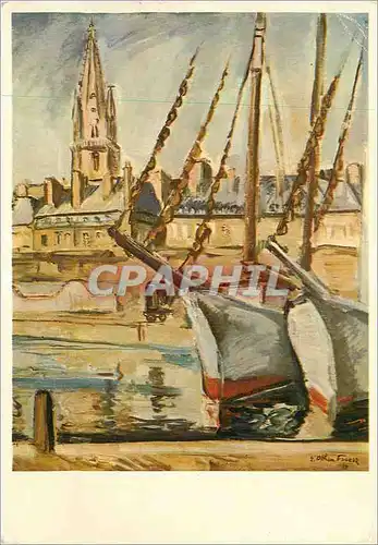 Cartes postales moderne Les Chefs d'Oeuvre du Musee d'Amiens Othon Friesz (1879 1949) Le Port de Saint Malo