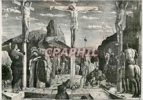 Cartes postales moderne Paris Musee du Louvre Mantegna Andrea (1431 1506) Le Calvaire Christ