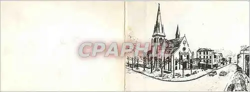 Cartes postales moderne Sceaux Eglise Saint Jean Baptiste et Place Frederic Mistral