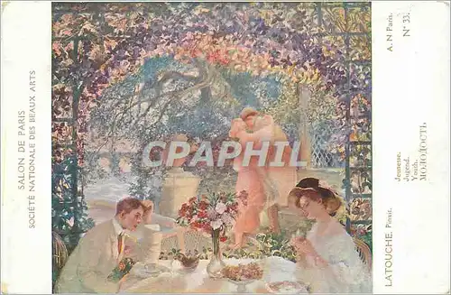 Cartes postales Salon de Paris Societe Nationale de Beaux Arts Latouche Pinxit Jeunesse