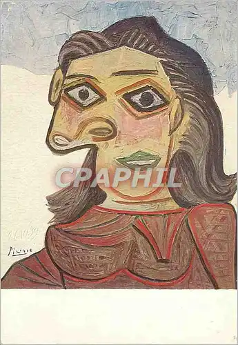 Moderne Karte Collection Galerie Louise Leiris (Ecole Espagnole) Pablo Picasso (1881) Tete de Femme