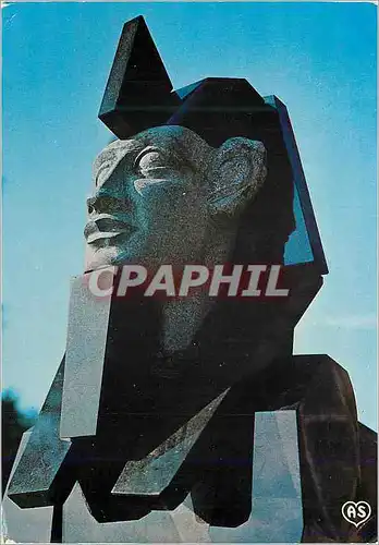 Moderne Karte Lacrouzette pres Castres (Tarn) Expo Art Granit a la Peyro Clabado Gravures Le Sphinx Granit Noi