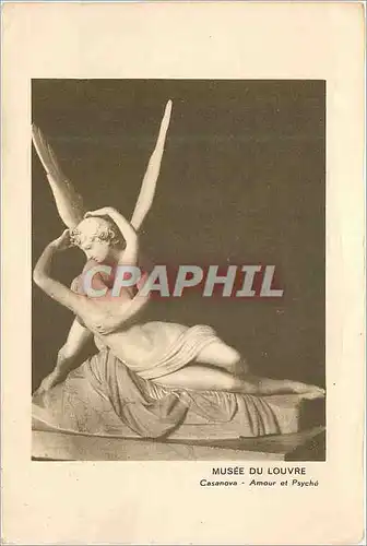 Moderne Karte Musee du Louvre Casanova Amour et Psyche Publicite Donagol