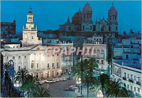 Cartes postales moderne Cadiz Ayuntamiento y Catedral