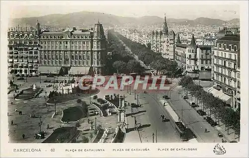 Cartes postales moderne Barcelona Place de Catalogne