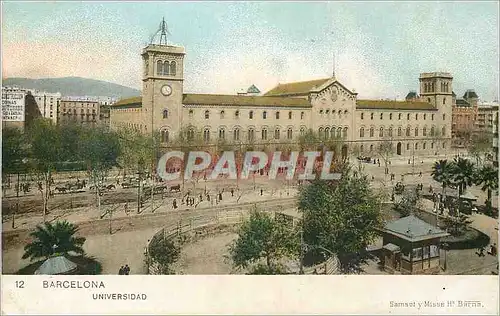Cartes postales Barcelona Universidad