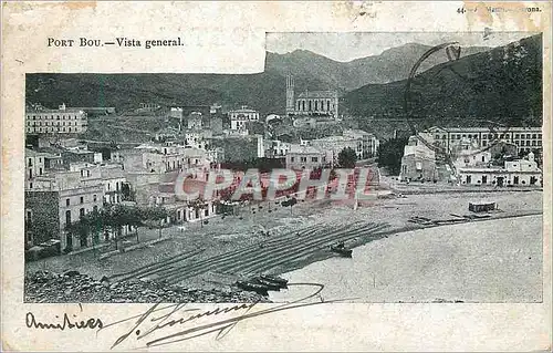 Cartes postales Port Bou (Espana) Vista General