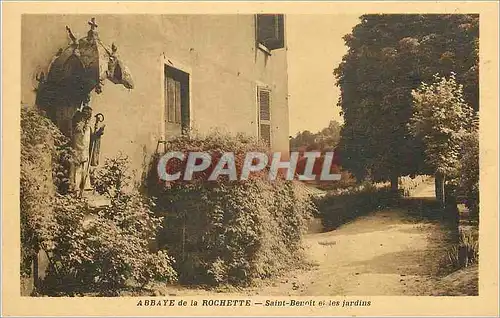 Cartes postales Abbaye de la Rochette Saint Benoit et les Jardins