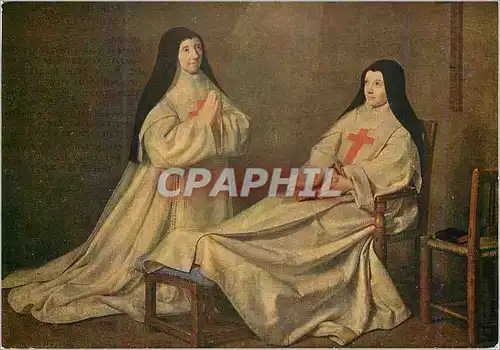 Cartes postales moderne Musee du Louvre (Ecole Flamande) Philippe de Champaigne (1602 1674) Portraits de la Mere Catheri