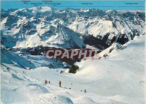 Cartes postales moderne Gletscherbahn Kaprun Blick von der Borgstation 3090m