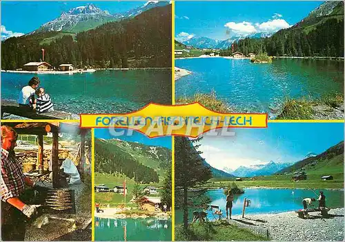 Cartes postales moderne Austria Arlberg Fischteich Zug