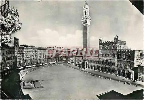 Moderne Karte Siena la Place du Campo