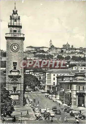 Cartes postales moderne Bergamo Veduta Citta Alta e Porta S Giacomo