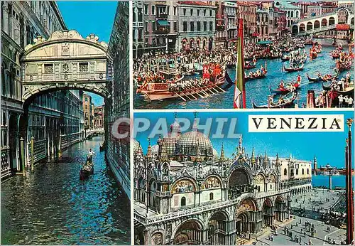 Cartes postales moderne Venezia Bateau