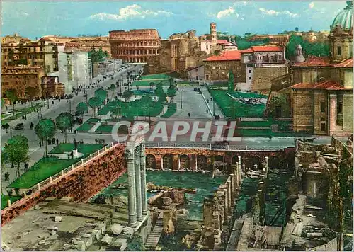 Cartes postales moderne Roma Rue des Fori Umperiali