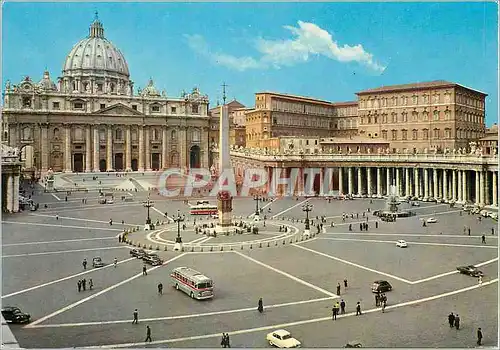 Moderne Karte Citta del Vaticano Place et Basilique de St Pierre