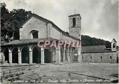 Moderne Karte Verna (Arerro) m 1128m Esterro della Basilica e Chiesina Degli Angeli