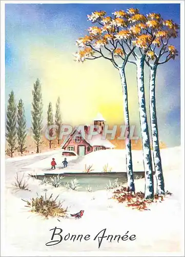 Moderne Karte Bonne Annee