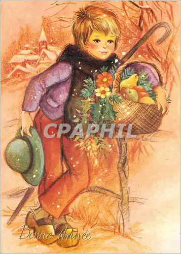 Moderne Karte Bonne Annee