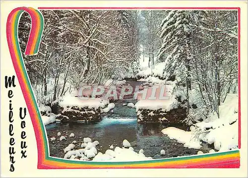 Moderne Karte Meilleurs Voeux