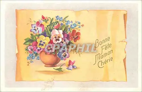 Moderne Karte Bonne Fete Maman Cherie