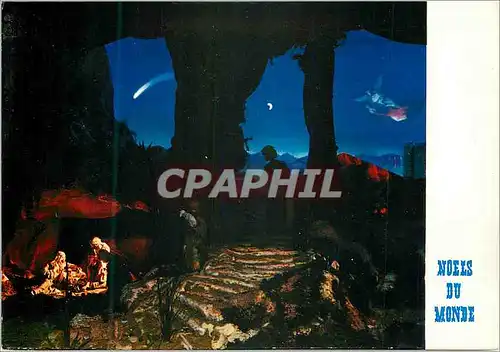 Cartes postales moderne Creche d'Orient Creation de Mr Angelo Stefanucci Noels du Monde