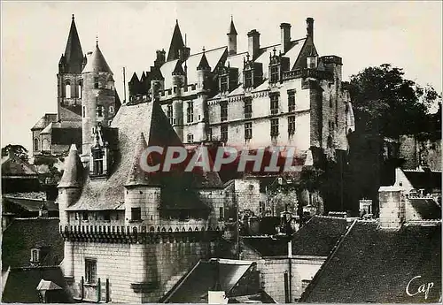 Moderne Karte Loches le Chateau Royal et la Porte des Cordeliers