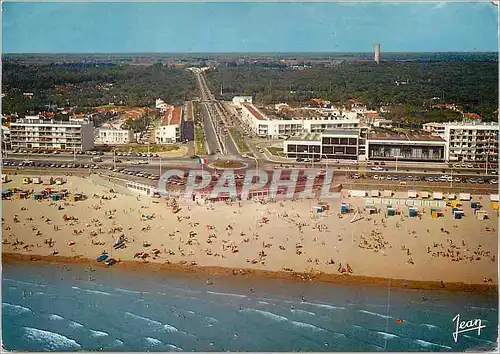 Moderne Karte Saint Jean de Monts la Vendee la Plage et l'Avenue de la Foret