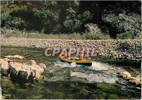 Cartes postales moderne Les Gorges de l'Ardeche Descente de l'Ardeche en Canoe