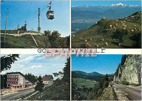 Cartes postales moderne Le Col de la Faucille (Ain) alt 1323m  et le Mont Rond alt 1600m Paysages du Jura