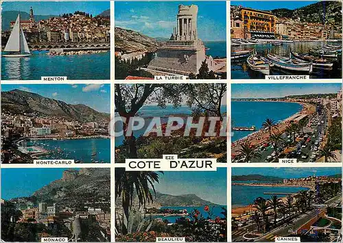 Cartes postales moderne Les Merveilleux Sites de la Cote d'Azur Souvenir de la Cote d'Azur
