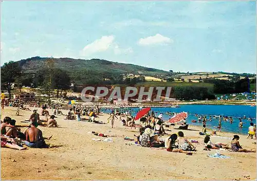 Moderne Karte St Remy sur Durolle (P de D) l'Auvergne Touristique la Plage Surveillee et les Piscines