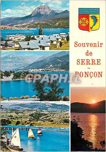 Cartes postales moderne Les Hautes Alpes Souvenir de Serre Poncon