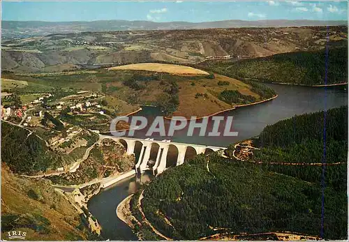 Cartes postales moderne Le Cantal Pittoresque Barrage de Grandval vu du Ciel