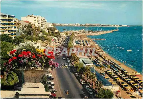 Moderne Karte Cannes (A M) la Cote d'Azur la Plage du Midi