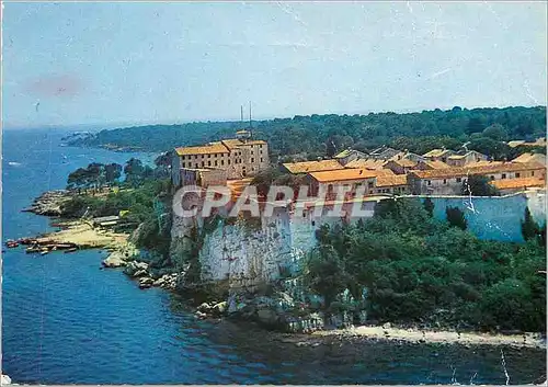 Moderne Karte Ile Sainte Marguerite (A M) la Cote d'Azur Vue Aerienne sur le Fort du Masque de Fer