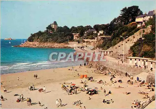 Moderne Karte Dinard Perle de la Cote d'Emeraude la Grande Plage