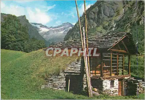 Moderne Karte Alpage Cabane Montagnes