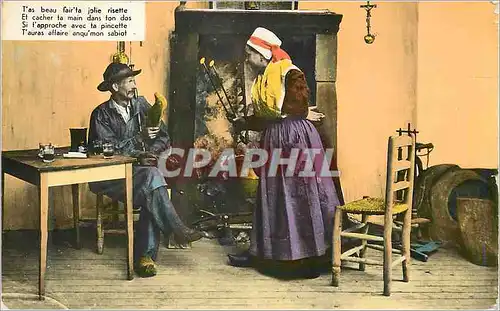 Cartes postales moderne Scenes du Berry Querelles de Menage Folklore