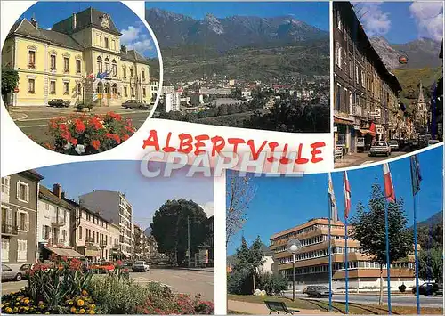 Moderne Karte Albertville (Alt 350m) Images de Savoie
