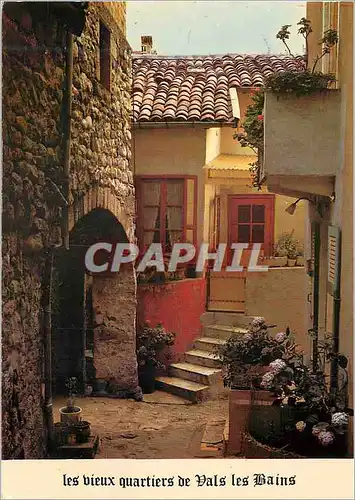 Cartes postales moderne Vals les Bains (Ardeche) un Aspect de la Vieille Ville