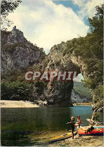 Moderne Karte Les Gorges de l'Ardeche les Belles Couleurs de nos Provinces le Pont d'Arc