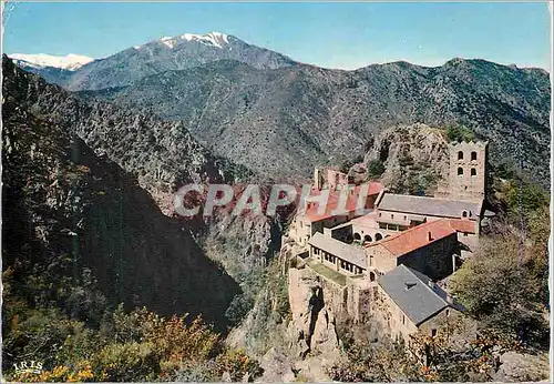 Cartes postales moderne Environs de Vernet les Bains l'Abbaye de St Martin du Canigou (Fondee au XIe siecle)