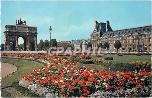 Moderne Karte Paris l'Arc de Triomphe du Carrousel