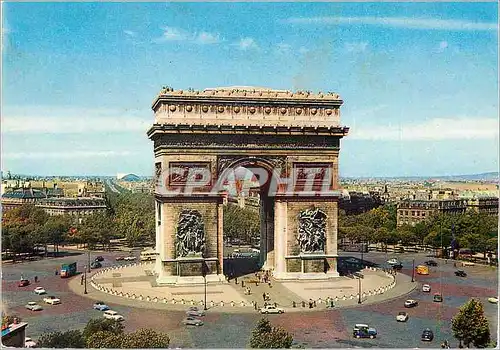 Moderne Karte Paris Arc de Triomphe de l'Etoile