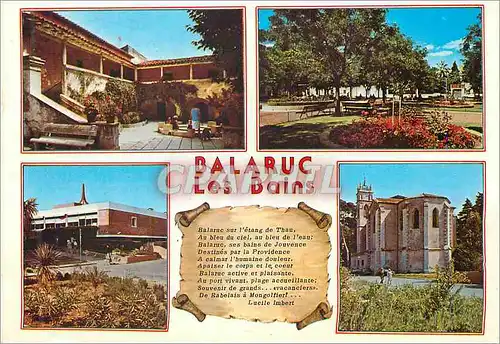 Cartes postales moderne Balaruc les Bains (Herault) Pavillon Sevigne les Thermes l'Eglise