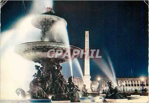 Cartes postales moderne Paris les Illuminations Place de la Concorde