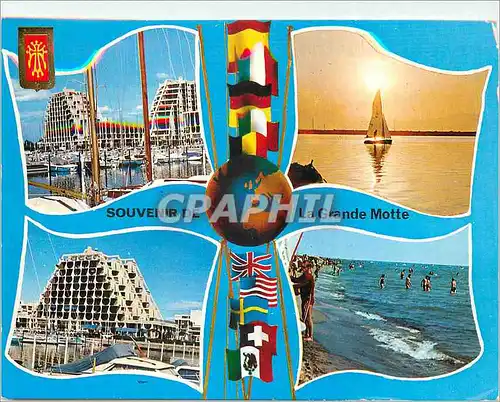 Cartes postales moderne Lumiere et Couleurs de l'Herault la Grande Motte Divers Aspects