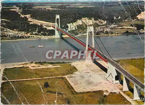 Cartes postales moderne Le Pont de Tancarville (Seine Maritime) Longueur Totale 1410 Metres Travee Centrale 608 Metres